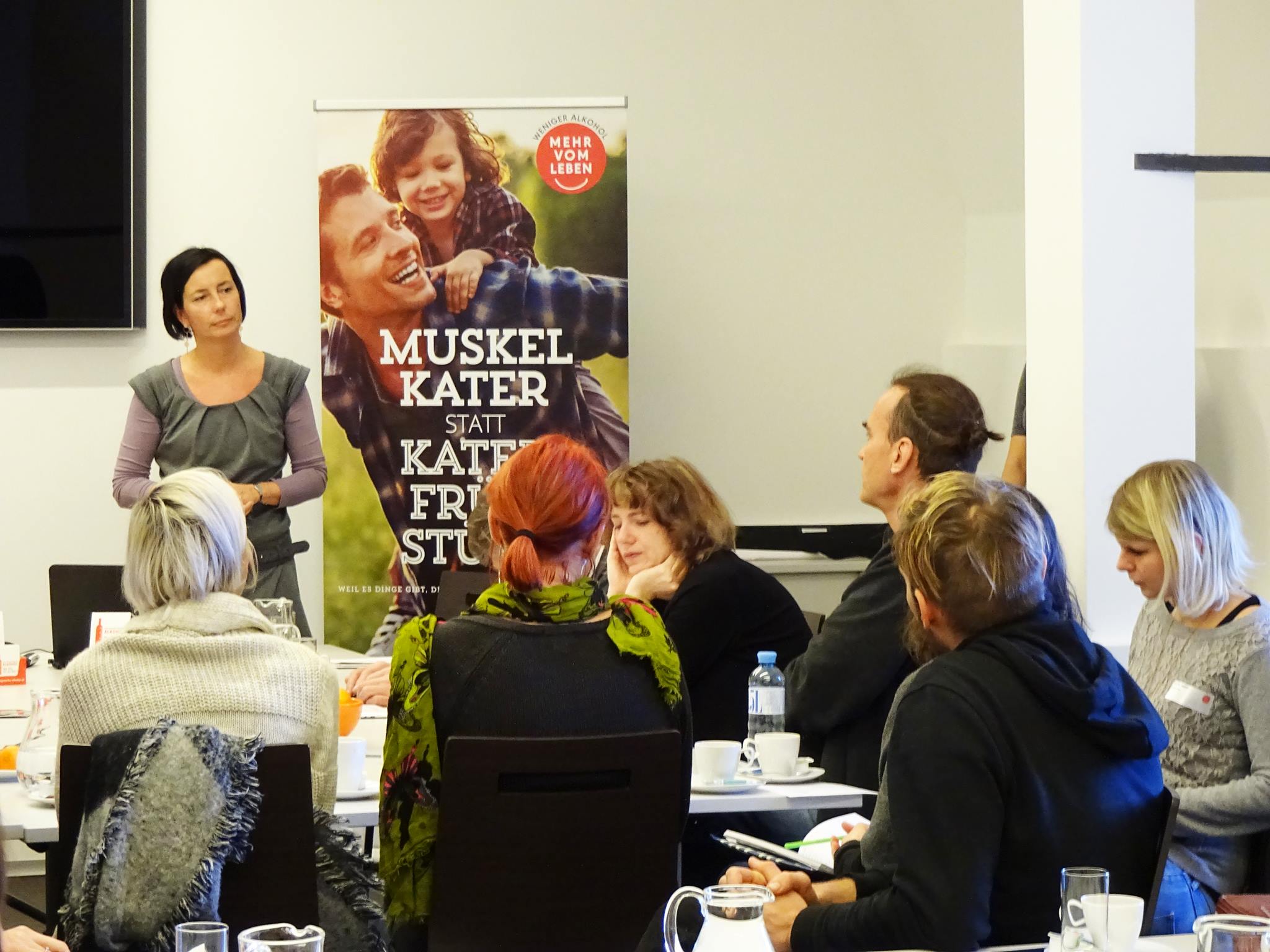 Besucher:innen des Netzwerktreffens